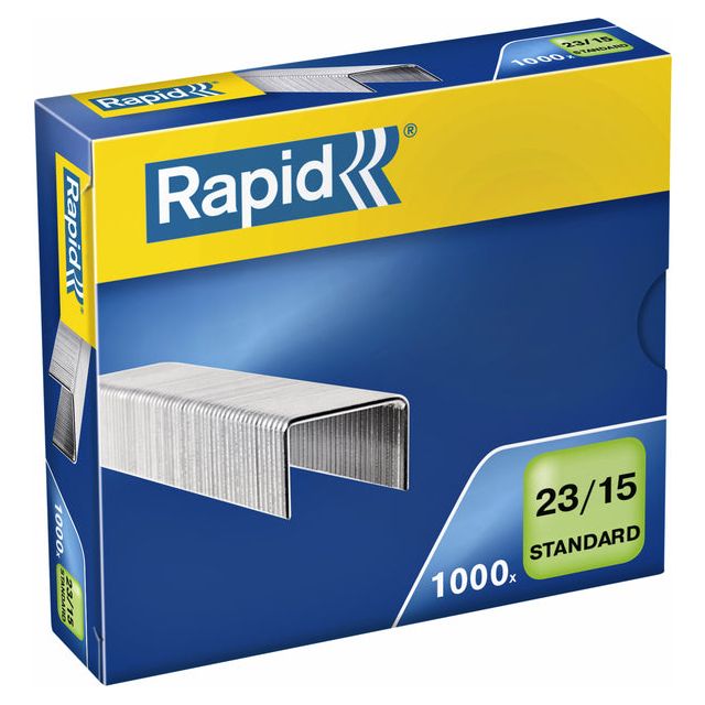 Rapid - Staples 23/15 GALV Standard | Box a 1000 morceaux