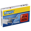 Rapid - Grapas 21/6 galvanizadas super fuertes 1000 piezas