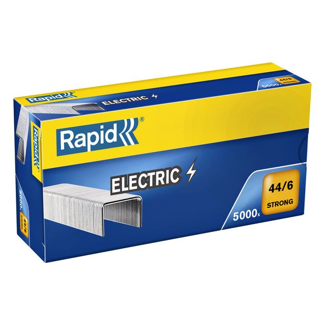 Rapid - Staples 44/6 Galv Strong 5000st | Box A 5000 Stück | 5 Stücke