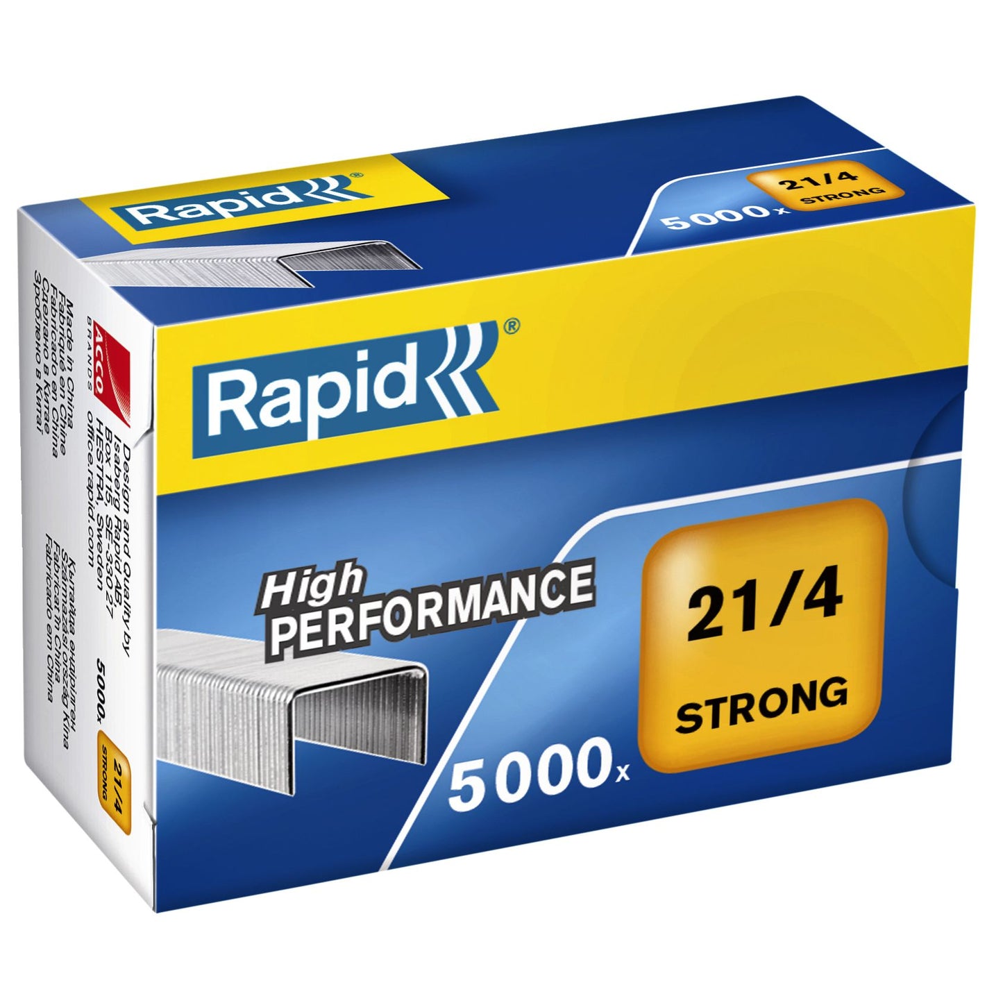 Rapid - Grapas 21/4 galvanizadas fuertes 5000 piezas