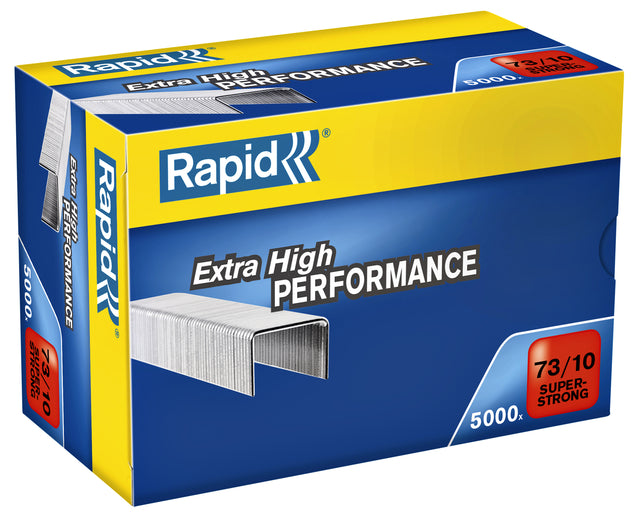 Rapid - Staples 73/10 Galv Super Strong 5000st | Boîte de 5000 pièces