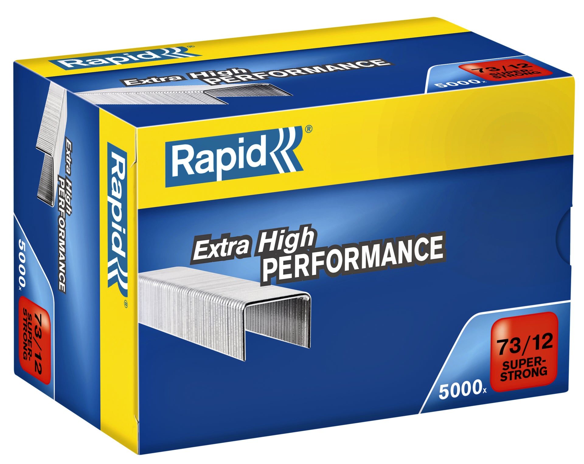 Rapid - Agrafes 73/12 galvanisées super résistantes 5000 pièces