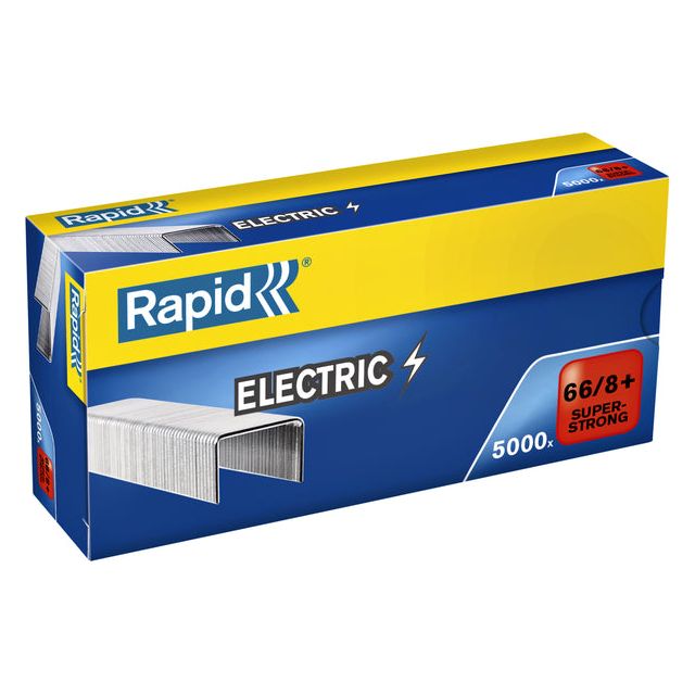 Rapid - Staples 66/8 + Galv Super Strong 5000st | Boîte de 5000 pièces