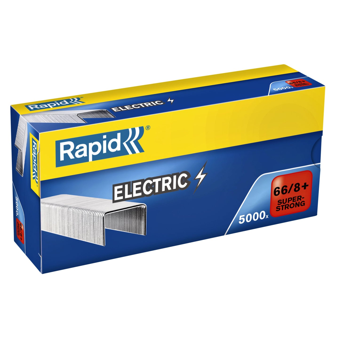 Rapid - Grapas 66/8 galvanizadas super fuertes 5000 piezas
