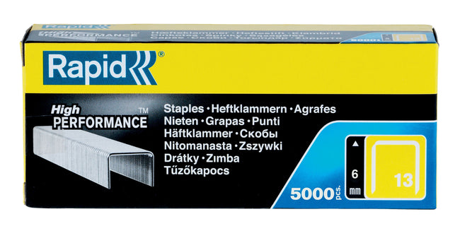 Rapid - Heftklammern 13/6 verzinkt Standard 5000 Stück