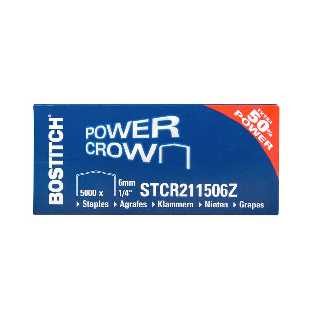 Bostitch - Staples B8 steel STRC2115 6mm curved back 5000 pieces