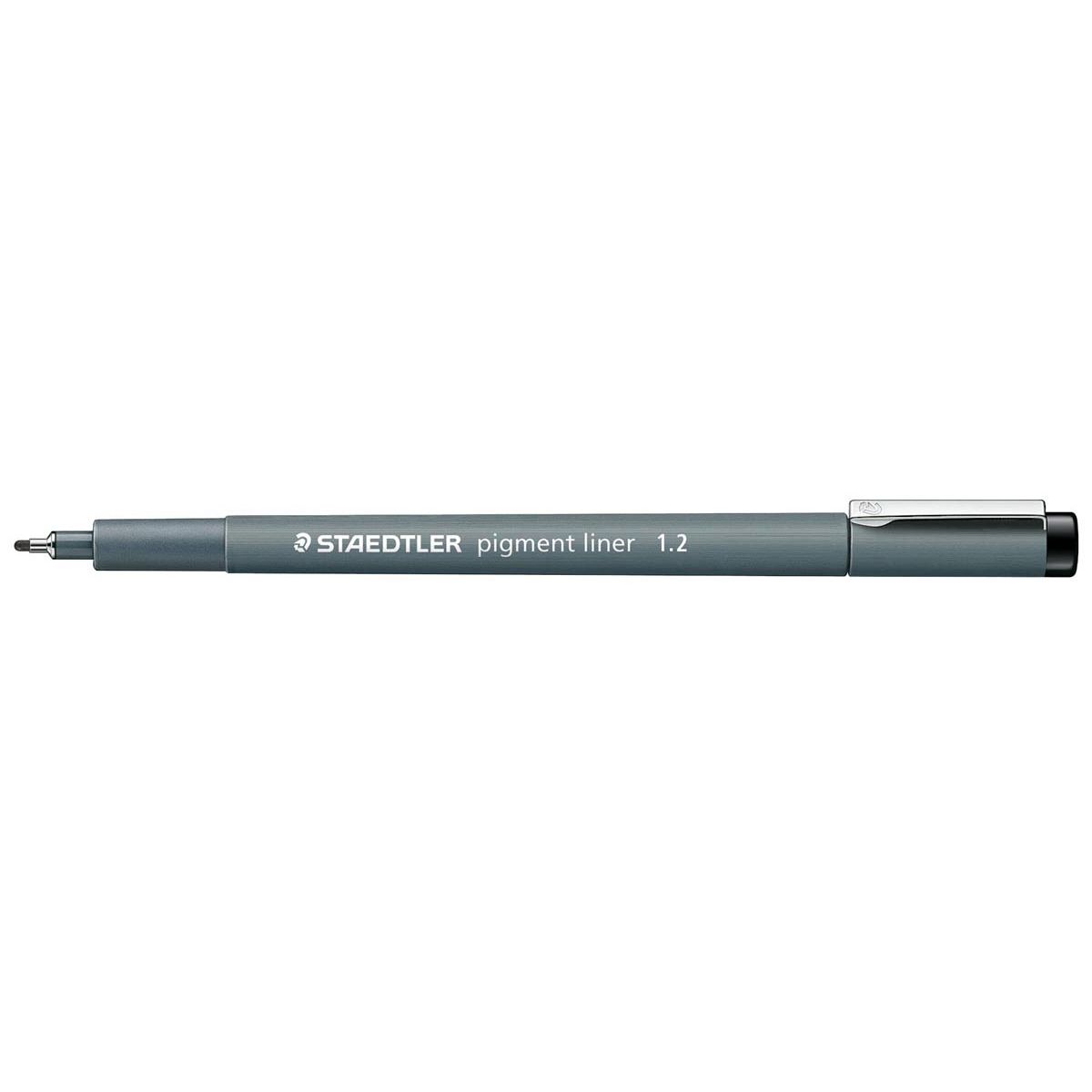Staedtler -  pigment liner fineliner, ronde punt, schrijfbreedte 1,2 mm zwart