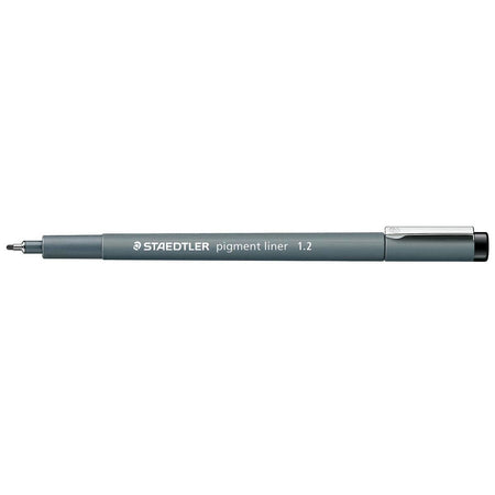 Staedtler -  pigment liner fineliner, ronde punt, schrijfbreedte 1,2 mm zwart