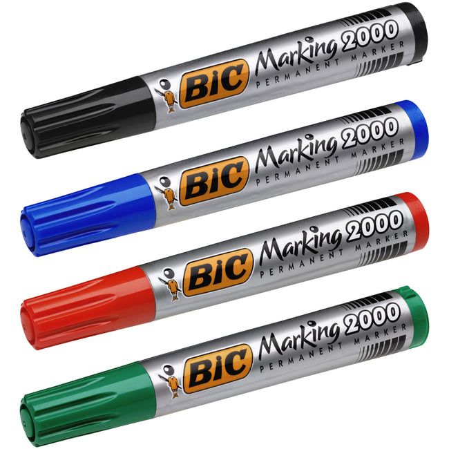 BIC -  Viltstift  2000 ecolutions rond l blauw | 12 stuks