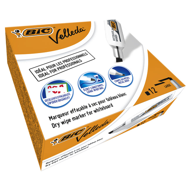 BIC -  Whiteboardmarker  1781 schuin l zwart