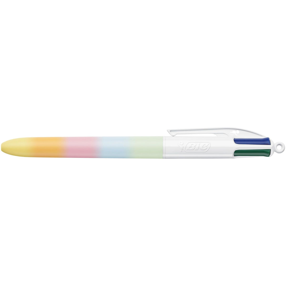 BIC -  4-kleuren balpen  regenboog m assorti