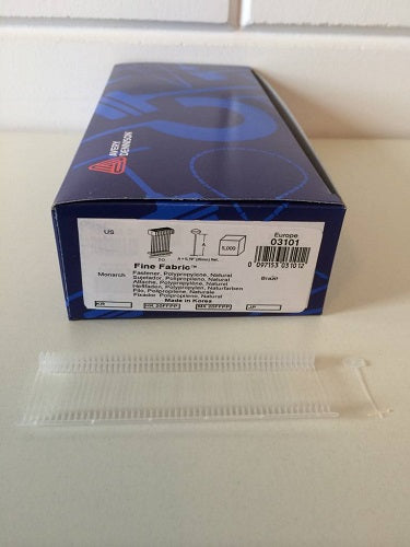 Dennison - épingles 20 mm fines PP 5000 pièces 8 pièces