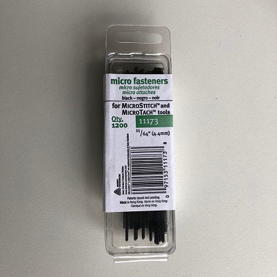 Klika - Alfileres para colchas 4,4 mm negro Microstitch/Micro