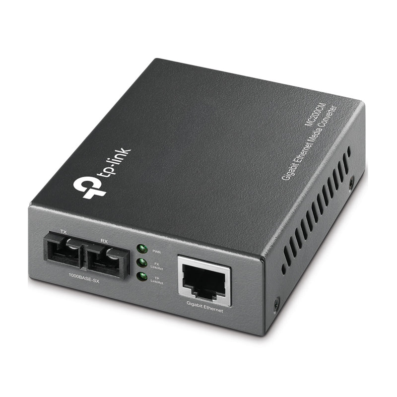 TP-Link -   MC200CM V3 netwerk media converter Intern 1000 Mbit/s 850 nm Multimode Zwart