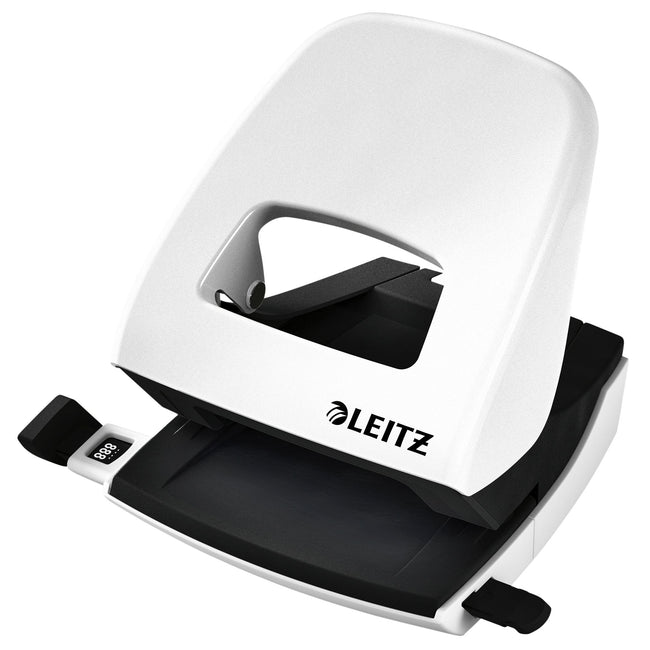 Leitz - Perforadora WOW 5008 NeXXt metal 30 hojas blanco