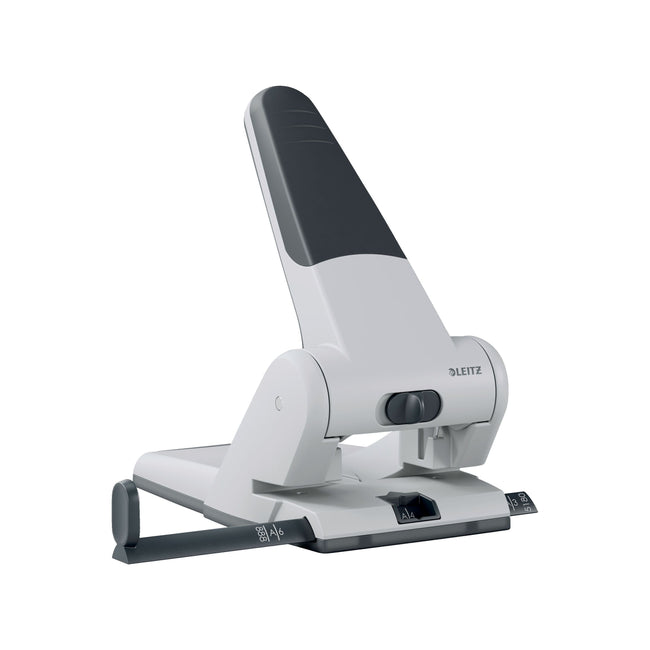 Leitz - Perforadora 5180 resistente 65 hojas plateada