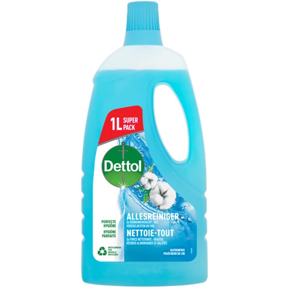 Dettol - nettoyant tout usage, Cotton Fresh, bouteille de 1 l