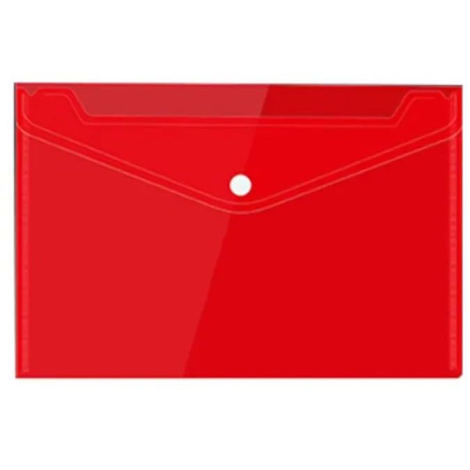 Senza marchio - Cartella portadocumenti, A5, ft 240 x 161 mm, rossa