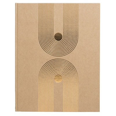 Exacompta -  Gastenboek  graphik 270x220 blanco kraft