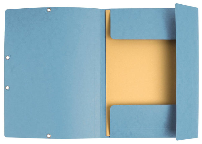 Exacompta -  elastomap, 3 kleppen, ft A4, geassorteerde kleuren, pak van 10 (afbeelding 2)