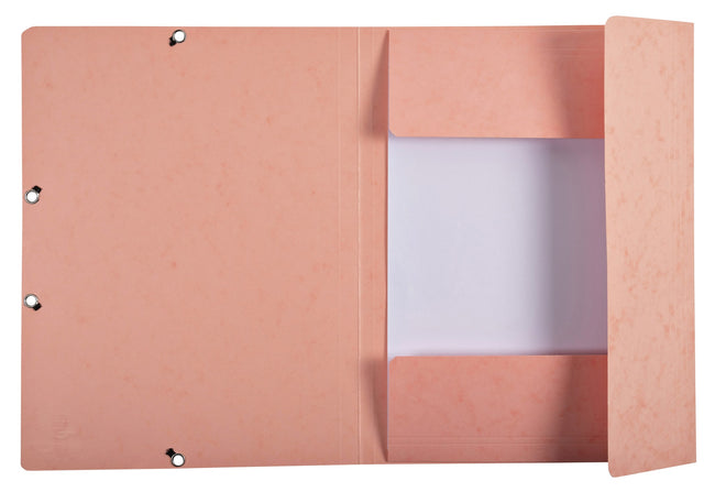 Exacompta -  Elastomap  aquarel a4 3 klep 400gr roze