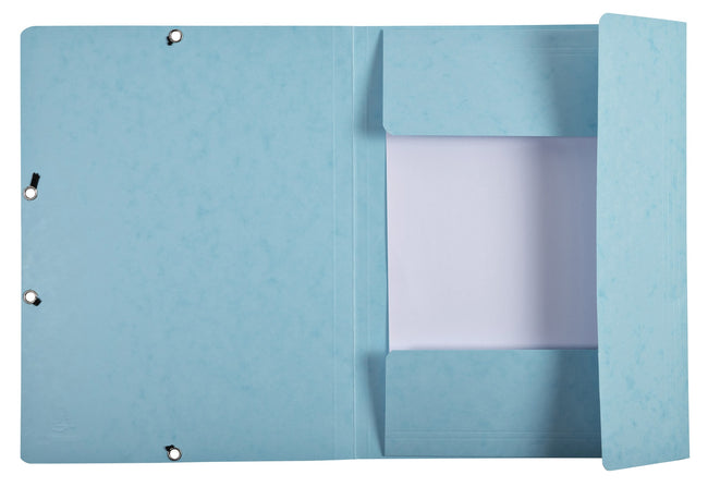 Exacompta -  Elastomap  aquarel a4 3 klep 400gr blauw | 5 stuks