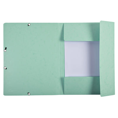 Exacompta -  Elastomap  aquarel a4 3 klep 400gr groen | 5 stuks