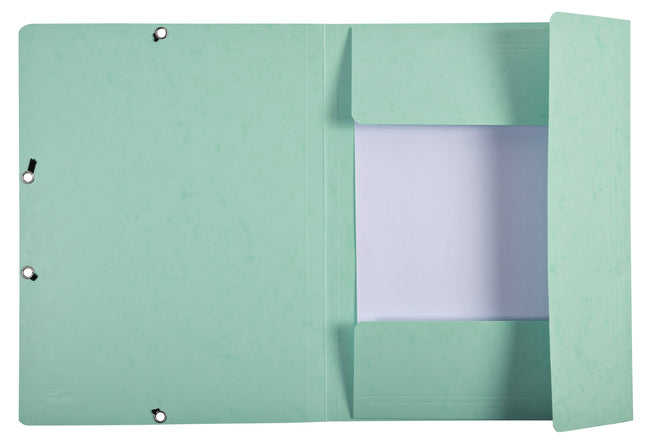 Exacompta -  Elastomap  aquarel a4 3 klep 400gr groen | 5 stuks