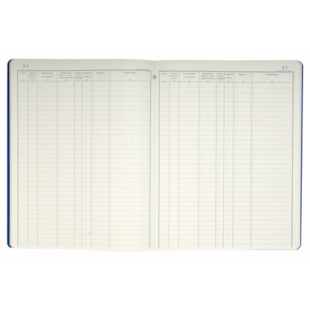 Exacompta -  Register piqure garagisten 320x250mm 80vel assorti