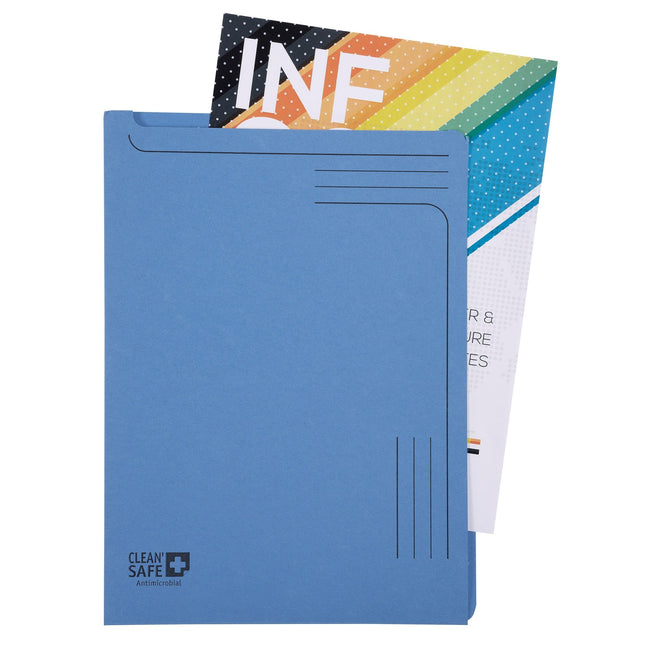 Exacompta -  Insteekmap  lmodel cleansafe blauw | 5 stuks
