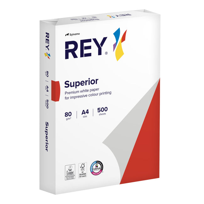 Rey -  Kopieerpapier superior a4 80gr wit