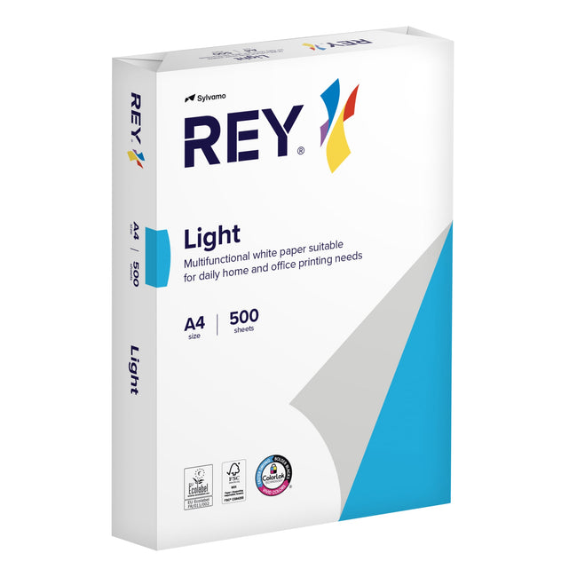 Rey -  Kopieerpapier office light a4 75gr wit | 5 stuks