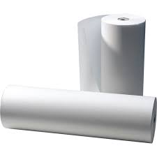 Timmers – Kraftpapier auf Rolle 30 cm, 45 Gramm, gebleichtes weißes Kraftpapier, ca. 440 mtr