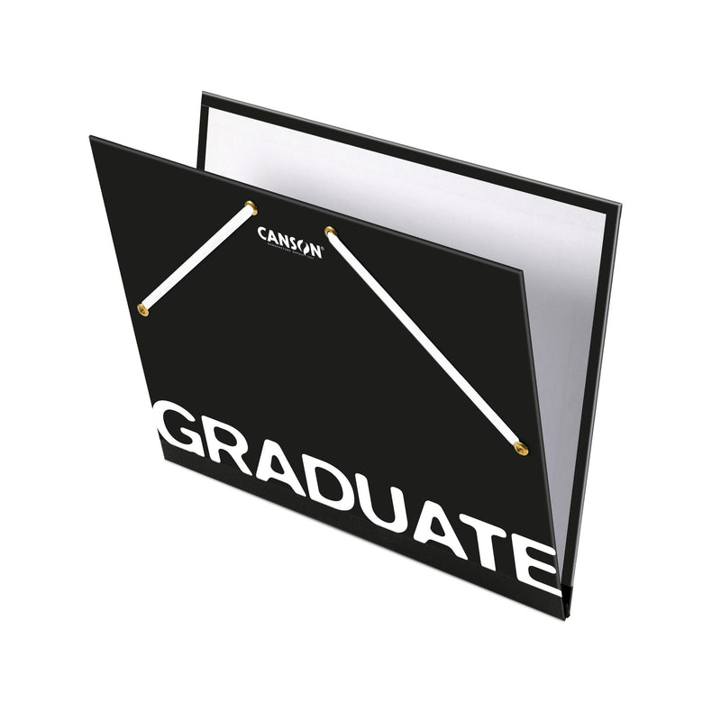 Canson -  Tekenmap  graduate 260x330mm zwart | 10 stuks