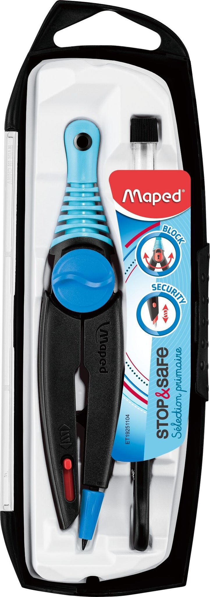Maped -  ser  stopsafe 3delig display 10st assorti