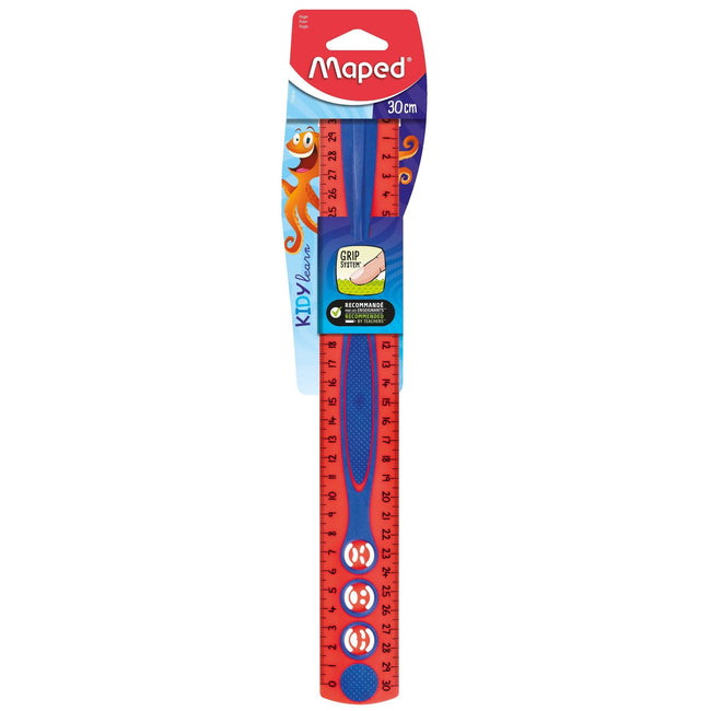 Maped -  Liniaal  kidy'grip 30cm assorti