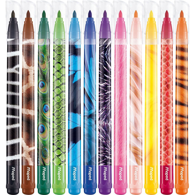 Maped -  Viltstift  colorpeps animals set 12 kleuren
