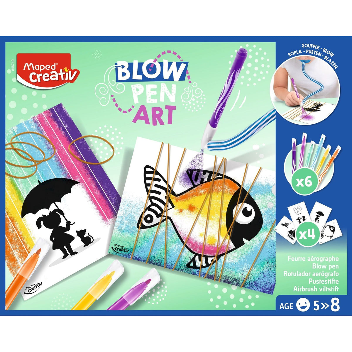 Maped -  Blowpen  art string art complete activiteit