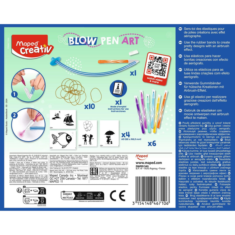 Maped -  Blowpen  art string art complete activiteit