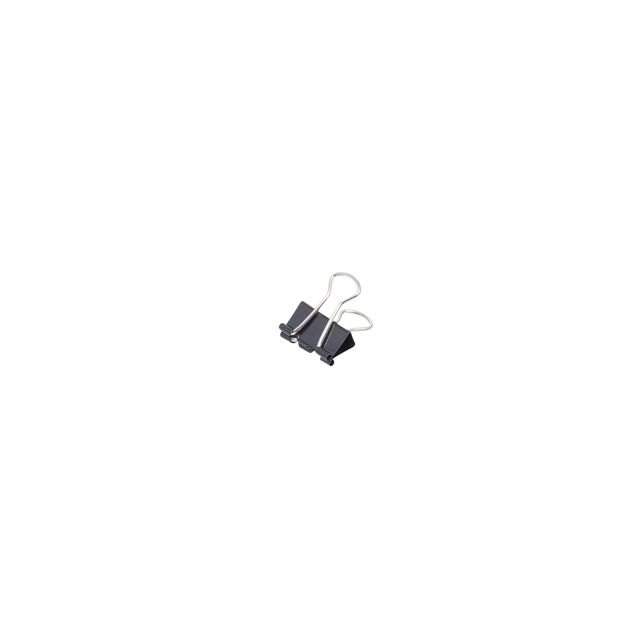 Maul -  Papierklem  213 foldback 13mm zwart 12 stuks