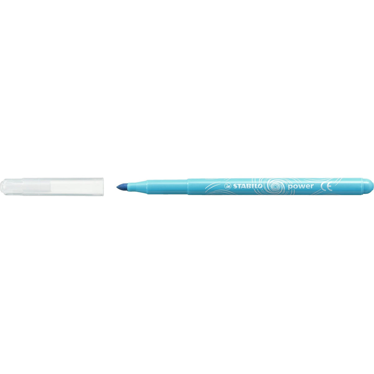 Stabilo -  power, viltstift, tot 8 weken zonder dop, etui met 24 kleuren