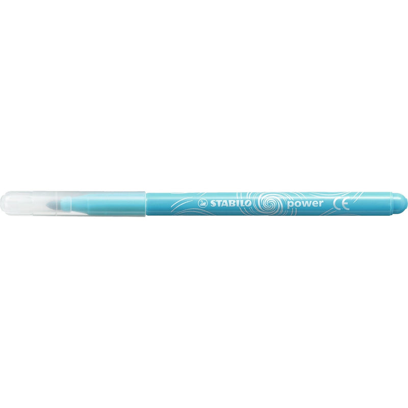 Stabilo -  power, viltstift, tot 8 weken zonder dop, etui met 24 kleuren