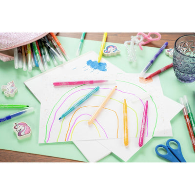 Stabilo -  power, viltstift, tot 8 weken zonder dop, etui met 24 kleuren