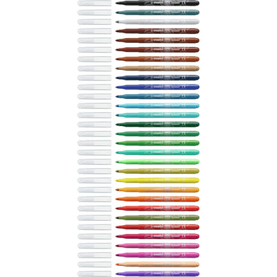 Stabilo -  power, viltstift, tot 8 weken zonder dop, etui met 24 kleuren