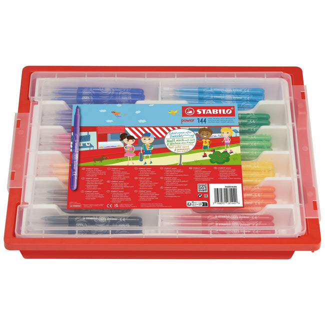 Stabilo -  Viltstift power 280 144st assorrti