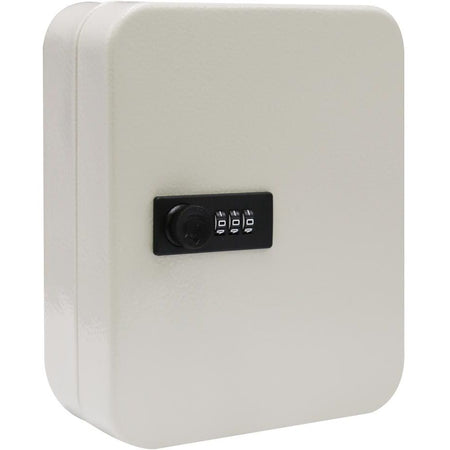 Zonder merk -  Sleutelkast met combinatieslot, voor 30 sleutels, wit