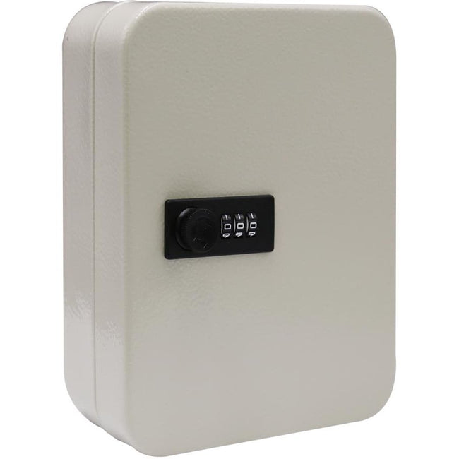 Sin marca - Armario para llaves con cerradura de combinación, para 48 llaves, blanco