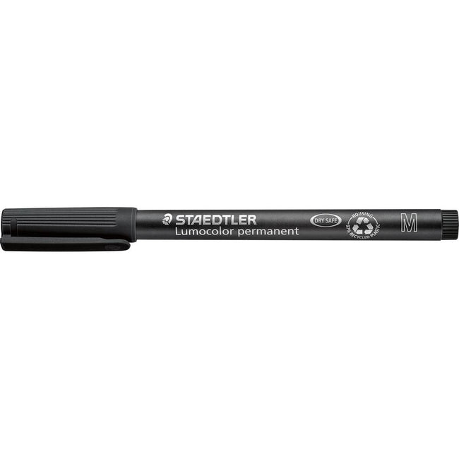 Staedtler -  Lumocolor 317, OHP-marker, permanent, 1,0 mm, zwart
