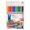 Staedtler - Noris Club felt-tip pen, assorted colors, case of 12 pieces