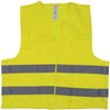 DONAU SAFETY - fluorescent vest, yellow, extra large